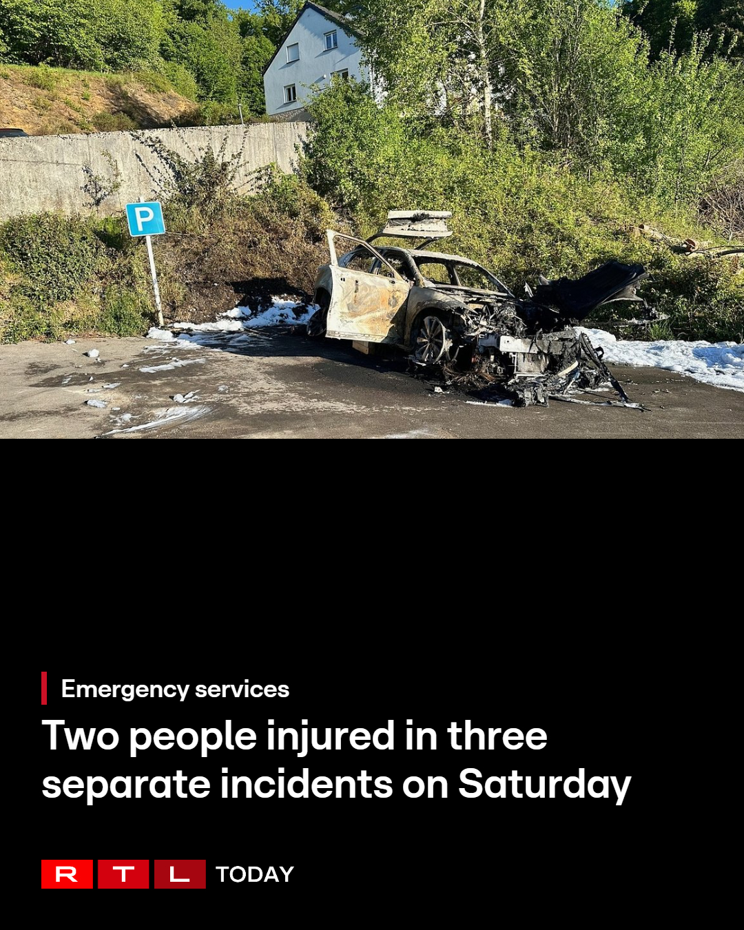 Emergency services: Two people injured in road accidents on Friday Emergency services: Two people injured in road accidents on Friday