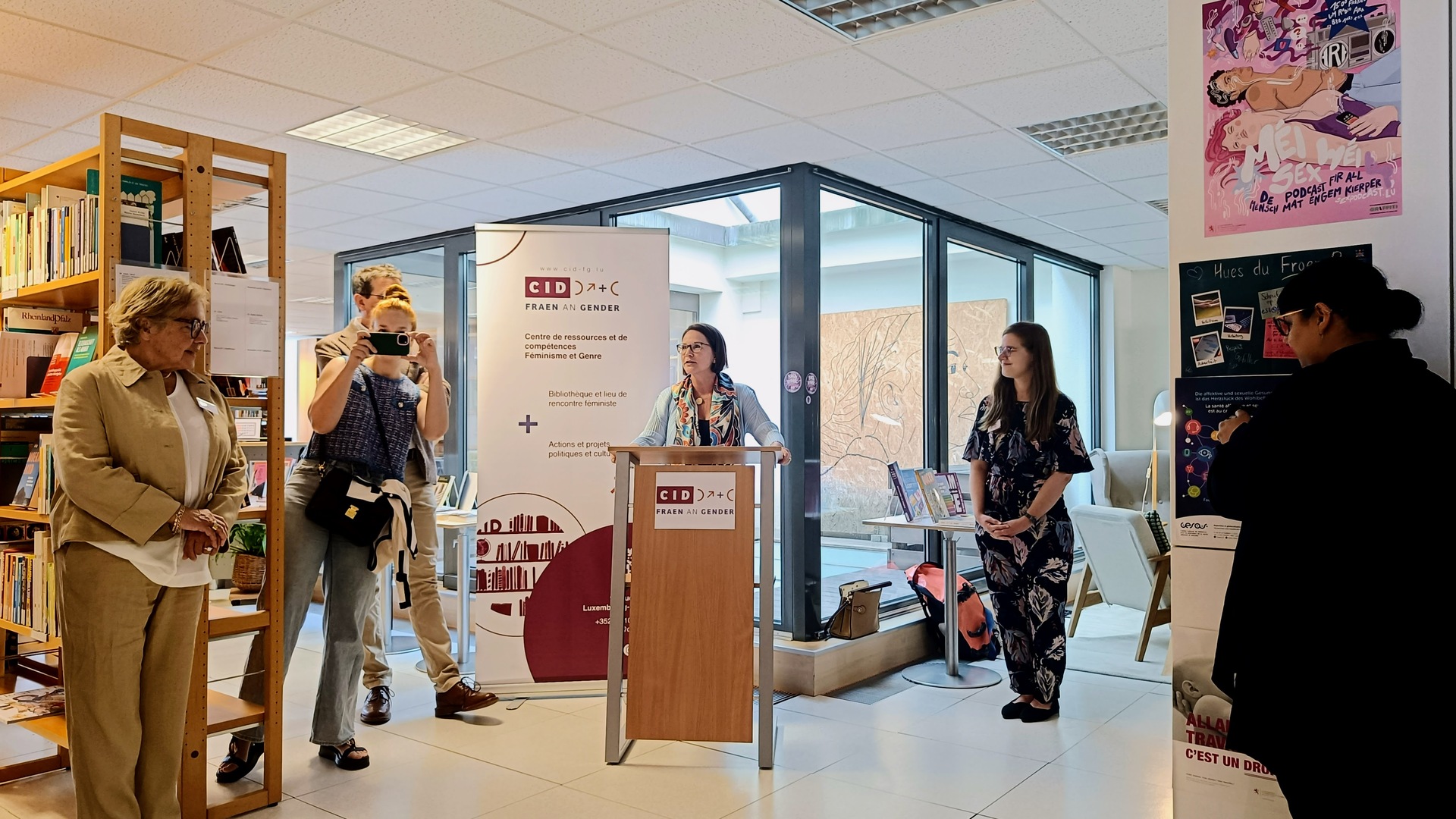 Supported by Yuriko Backes: CID opens new library to encourage diversity and equality among children and youth